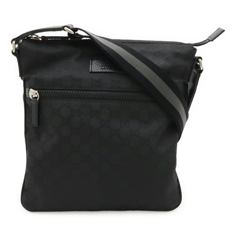 GUCCI Black Leather Shoulder Bag - Picture 2 of 10